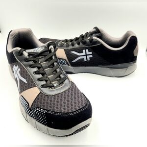 Kuru Quantum 2 Orthopedic Walking Sneaker Shoe Mens 13 Black Slate Wide Toe Box